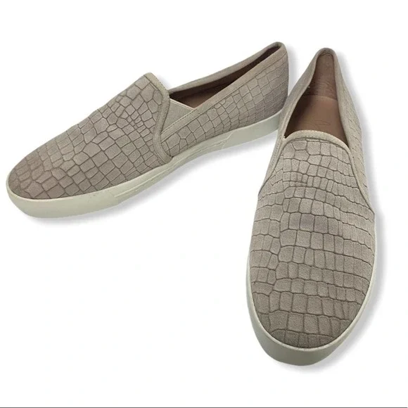 Joie Shoes Joie Huxley Slip On Taupe Suede Sneakers Size